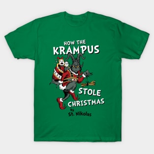 How the Krampus Stole Christmas - Creepy Cute Children's Book T-Shirt